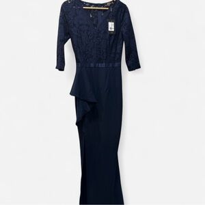 Navy Blue Evening Dress